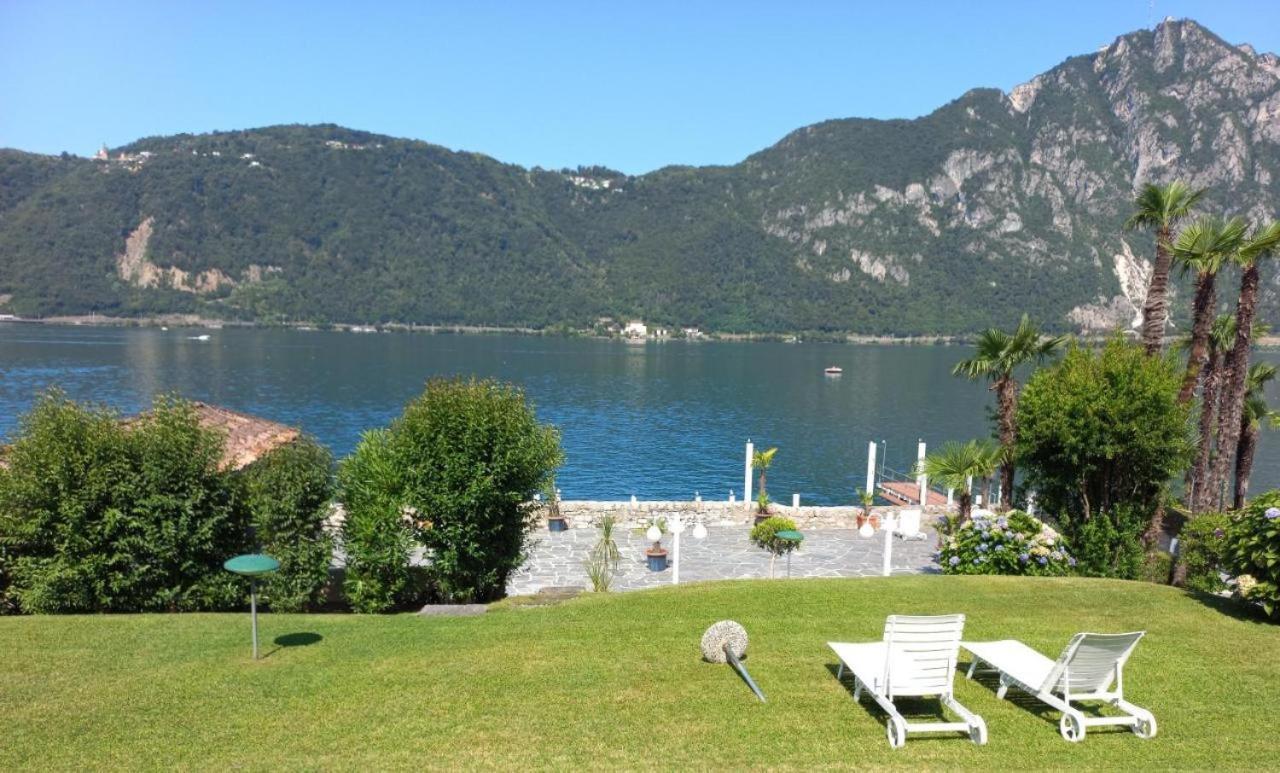 Luganersee, Pool, Strand, Parkplatz, Suite 204 Bissone Buitenkant foto